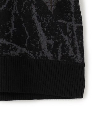 JOSEPH HOMME フォレストジャガードブロック　クルーネックニット ブラック系5