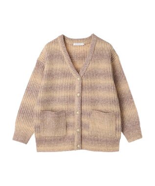 AMERICAN HOLIC グラデーションニットカーディガン Beige