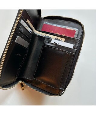 LA BAGAGERIE 【インスタグラマー chiyoさん×LA BAGAGERIE】チェーンスマホショルダー ブラック