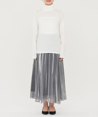 uncrave アルビニスタシフォン ハイネック カットソー（uncrave STANDARD） オフ