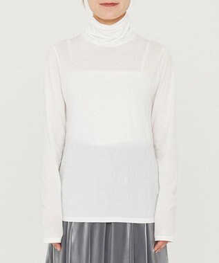 uncrave アルビニスタシフォン ハイネック カットソー（uncrave STANDARD） オフ