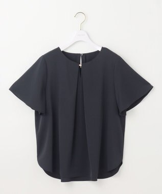 ANY SIS S 【接触冷感・UVカット・吸水速乾】サラキレイ ブラウス ネイビー
