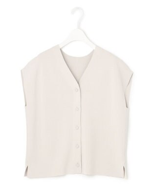 ICB 【洗える】ハイゲージスムース スリーブレスプルオーバー トープ系