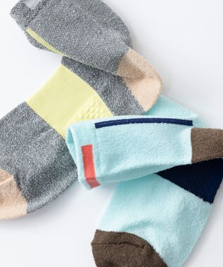 TRICOTE メッシュラインソックス 31L.BLUE