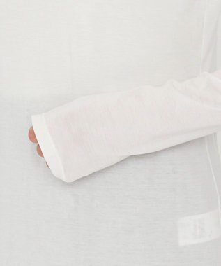 uncrave アルビニスタシフォン ハイネック カットソー（uncrave STANDARD） オフ