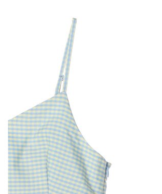 earth music&ecology チェックマーメイドキャミワンピース Black