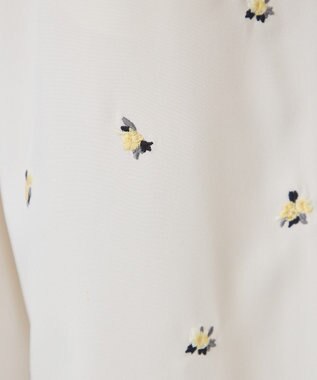 AMERICAN HOLIC 花柄刺繍イージーパンツ Ivory