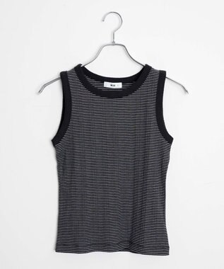 WEGO シンプルタンク ブラックボーダー