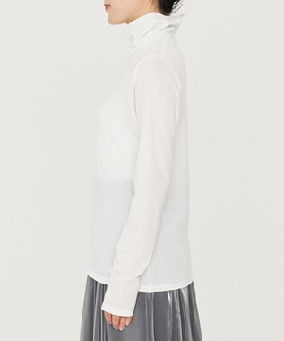 uncrave アルビニスタシフォン ハイネック カットソー（uncrave STANDARD） オフ