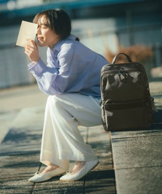 ACE BAGS & LUGGAGE W&.Day/Night リッカ2 スクエアリュック A4サイズ 13.3インチPC収納 19151 ダブルアンドデイナイト アッシュブラウン