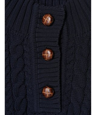 CRAFT STANDARD BOUTIQUE リサイクルポリエステルヘンリーネックプルオーバー Navy