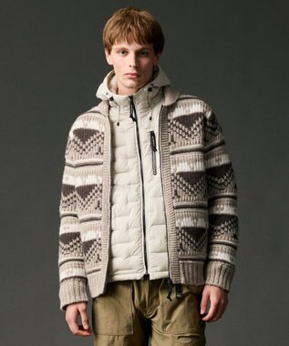 JOSEPH ABBOUD MOUNTAIN 【ペルー産ハイランドウール100％】ハイランドウールカウチンセーター ベージュ系7