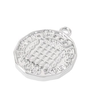 earth music&ecology ２WAYコインビジューピアス Silver