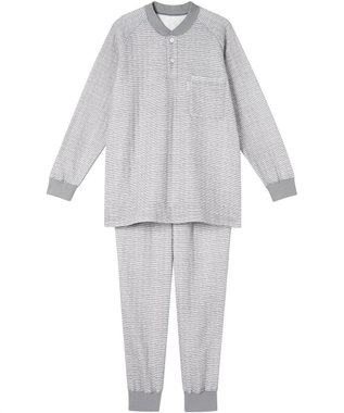 ワコール／睡眠科学 パジャマ キルトニット素材(本体) あったか 長袖 長ズボン メンズ YGW478 睡眠科学／ワコール