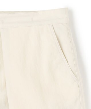 BEIGE， 【洗える】ACANTHUS / カーヴィーシルエットカーゴパンツ Ecru