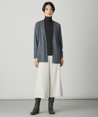 J.PRESS LADIES 【WEB限定カラーあり】ツムギートflannel クロップド パンツ エクリュ系