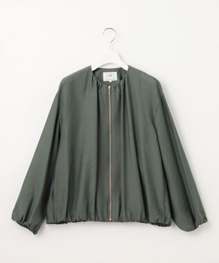 23区 L 【接触冷感/速乾】シアータンブラー ブルゾン カーキ系