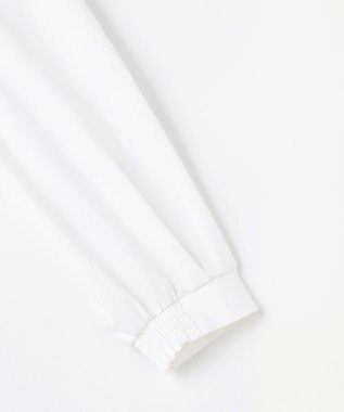 組曲 【KUMIKYOKU NAVY】コットンタッチシャーティングラッフルフレア ブラウス ホワイト系