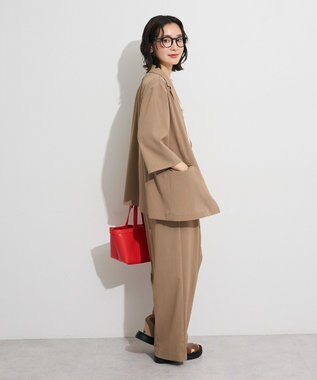 Green Parks シングル半袖ジャケット Mocha