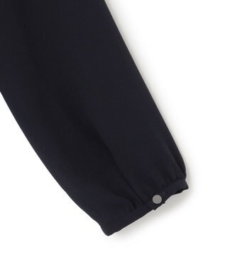 23区 L 【洗える】ジョーゼットフリル  カットソー ネイビー系