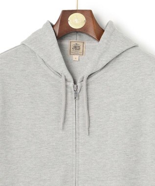 J.PRESS MEN フルジップパーカー ライトグレー系