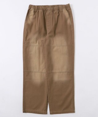 WEGO 【ウエストゴム/MLサイズ展開】ージーダブルニーパンツ ベージュ