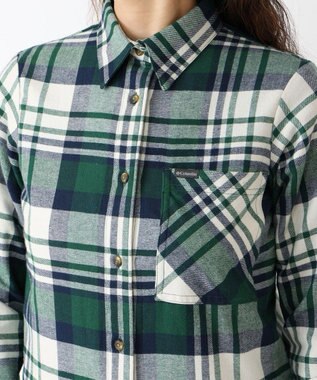 Columbia Columbia/ ウィメンズキャリコベイシンフランネルロングスリーブシャツ /コロンビア Rain Forest Multiplaid