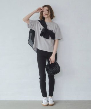 WEGO 【2026春夏新作】接触冷感プリントロゴT グレー