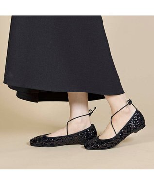 MODE ET JACOMO <carino>２WAYスパンコールバレエ ブラック