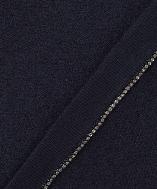 J.PRESS LADIES 【洗える】DECOR ニット ジャケット ネイビー系