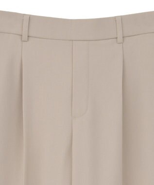 Green Parks あったか裏起毛きれいシルエットパンツ Light Beige