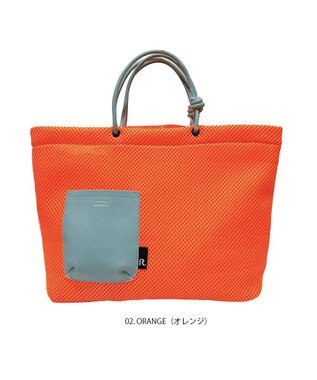 ROOTOTE 1166【手洗い可能】SC.ミディアム.ウエッファ.プレーン-A 02：オレンジ