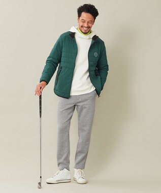 23区GOLF 【MEN】ボンディングジャージー ライトグレー系