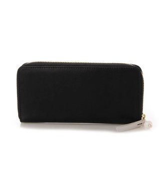 UNBILLION perche ジェムストーンチャームラウンド長財布 ブラック