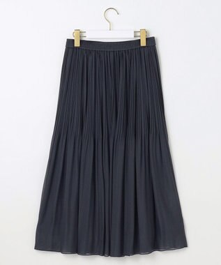 ANY SIS 【洗える】シャイニープリーツ スカート ネイビー
