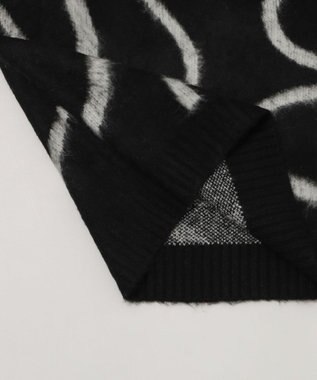 WEGO 【ユニセックス着用ITEM/MLサイズ展開】ファジーパターンプルオーバー ブラック