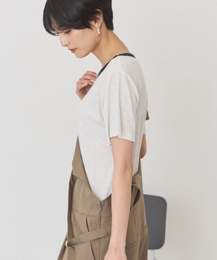 AMERICAN HOLIC 【２点セット】リンガーＴシャツ＋カーディガン Light Gray Mixture