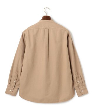 J.PRESS MEN 【大人気バックブル】バンドカラー オックスフォードガーメントダイシャツ ベージュ系