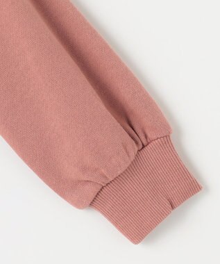 ANY KIDS 袖フリル ロゴ トレーナー ピンク