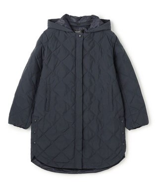 UNFILO 【自宅で洗濯OK / 軽量で暖かい】TAIONコラボ 2WAY キルティングダウン ネイビー