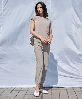 ICB 【洗える・接触冷感】アトラストリコット ジョグパンツ トープ系