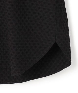 JOSEPH HOMME 【HIGH GRADE LINE】シュリンクドビーコットン  ジャガードシャツ ブラック系