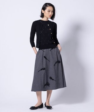 TOCCA 【洗える】SPRINGTIME KNIT ニットカーディガン ブラック