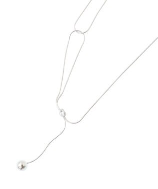 YECCA VECCA アシメデザインワントップネックレス Silver