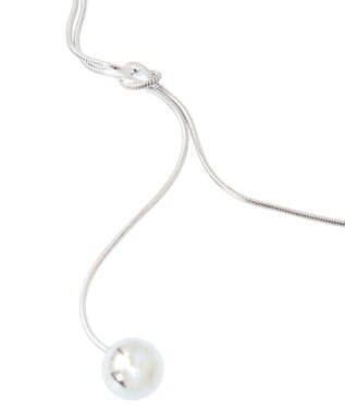 YECCA VECCA アシメデザインワントップネックレス Silver