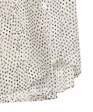 YECCA VECCA シアードット柄ブラウス Off White