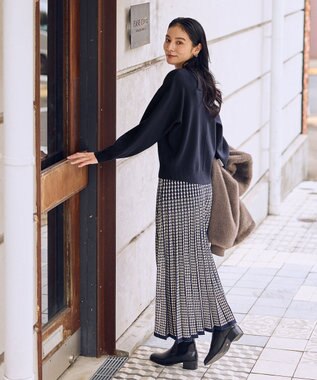 ANY L 【2SET】ニットセットアップ [WEB限定]ネイビー