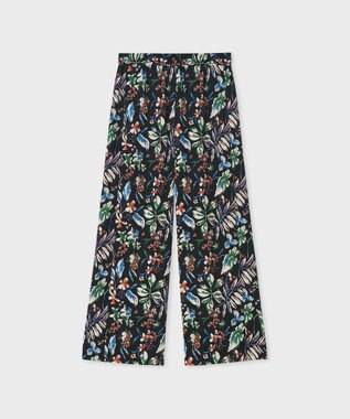 Paul Smith Number Floral ワイドパンツ ブラック