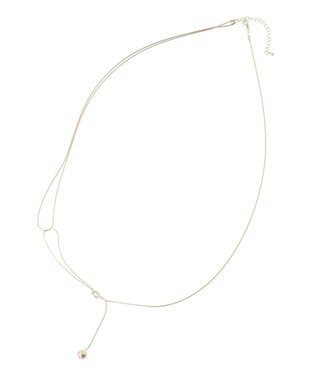 YECCA VECCA アシメデザインワントップネックレス Gold