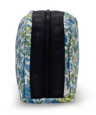 LeSportsac SQUARE COSMETIC/タペストリーフラワーブルー タペストリーフラワーブルー